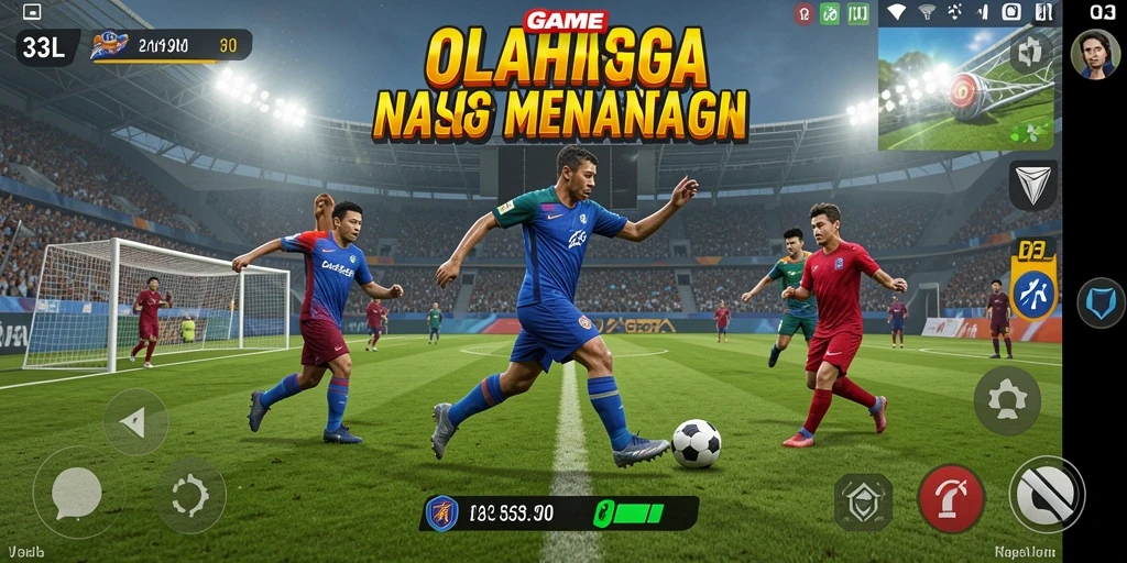 Screenshot gameplay <strong>33L</strong> menunjukkan intensitas pertandingan olahraga yang seru.
