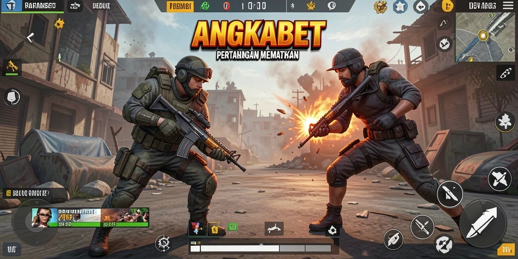 Tampilan gameplay seru dan menegangkan dalam ANGKABET.