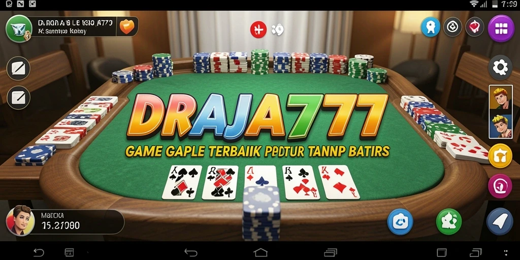 Gameplay seru DRAJA777 dalam permainan Gaple yang menarik.