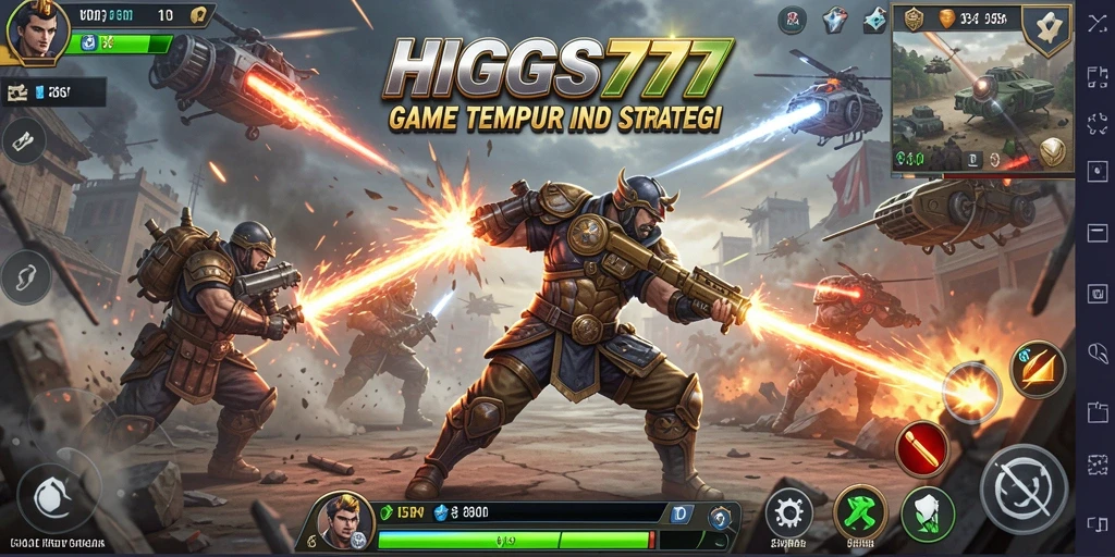 Menampilkan aksi gameplay seru dalam HIGGS777 dengan grafis menawan.