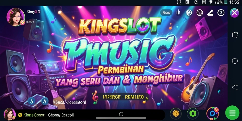 Tangkapan layar utama KINGSLOT menampilkan gameplay interaktif yang seru.