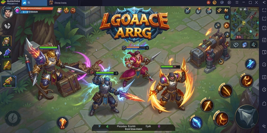 Tampilan gameplay LGOACE yang mendebarkan dalam aksi ARPG.