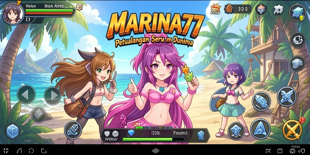 Tampilkan gameplay seru dan mendebarkan dari MARINA77.