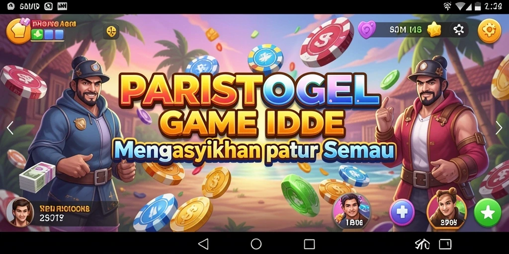 Tampilan gameplay PARISTOGEL yang menawan dan interaktif.