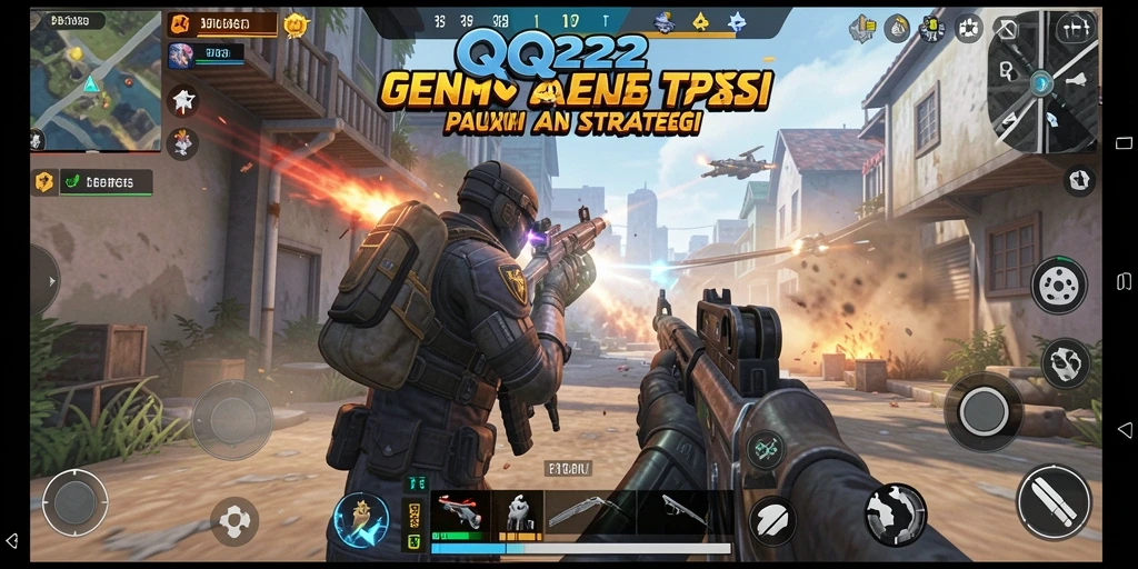 Tangkapan layar utama menampilkan aksi seru gameplay TPS.