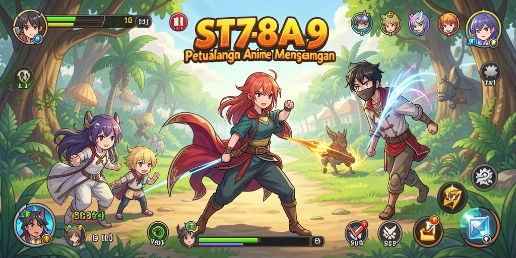 Tampilan menarik dari gameplay <strong>ST789</strong> dengan karakter anime yang dinamis.