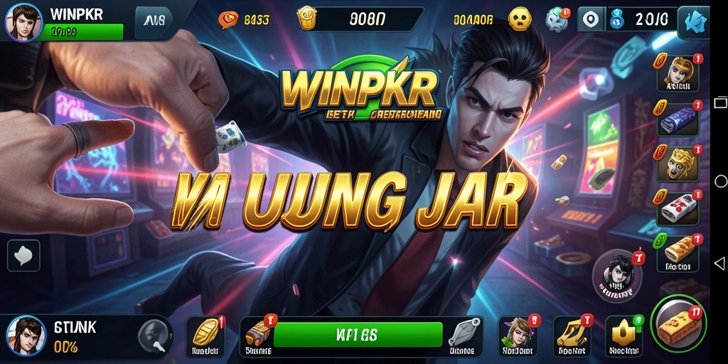 Screenshot gameplay <strong>WINPKR</strong> menampilkan momen mencekam saat melawan makhluk horor.